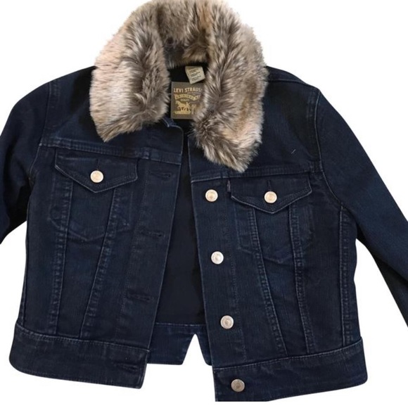 levis fur collar jacket